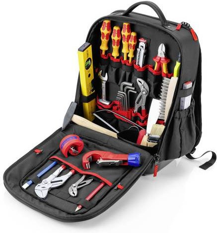 Knipex Modular X15 00 21 51 HK S Sanitär Werkzeugset in Schwarz mit Trageriemen - Bild 1