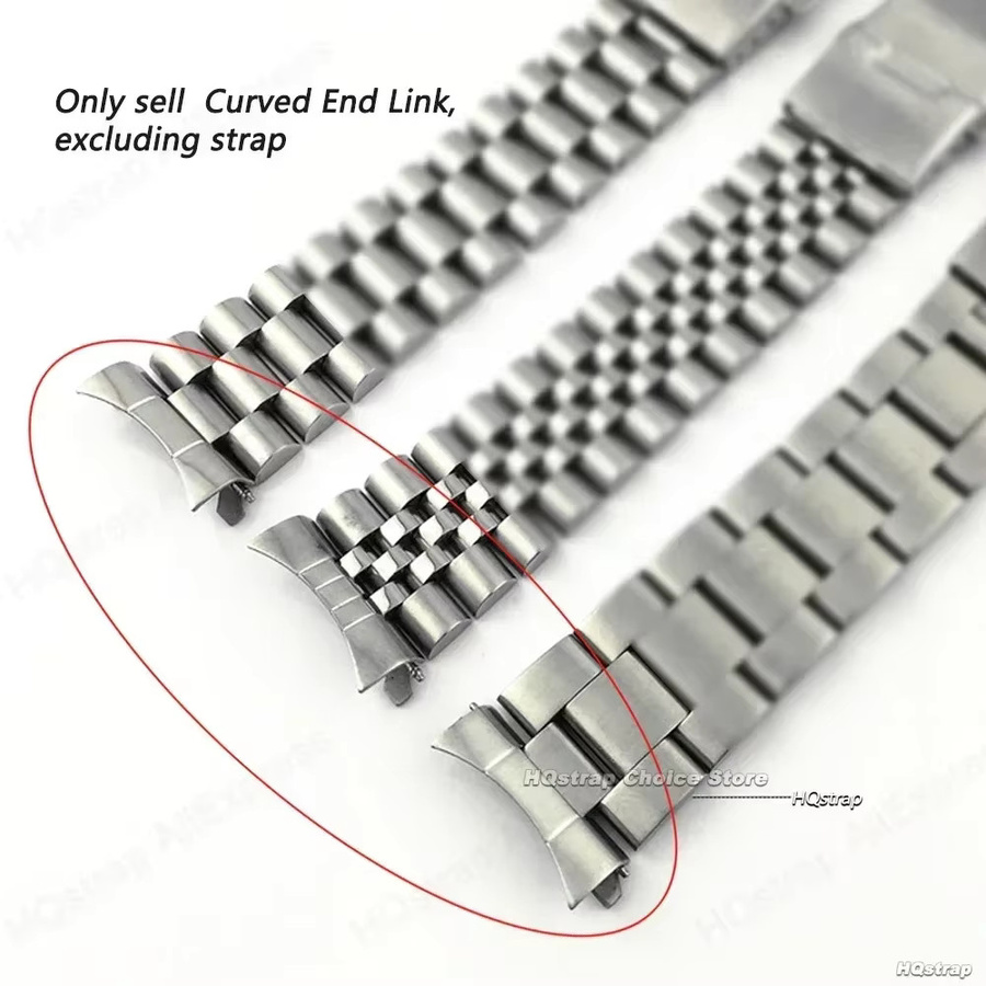 HQstrap Armbandverbinder Edelstahl, Silber, 20 mm, 22 mm, Unisex - Bild 2