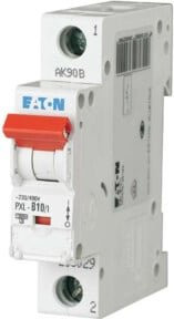 Eaton LS-Schalter PXL-B10/1 mit Beschriftung, 1-polig, 10A, Weiß - Bild 1