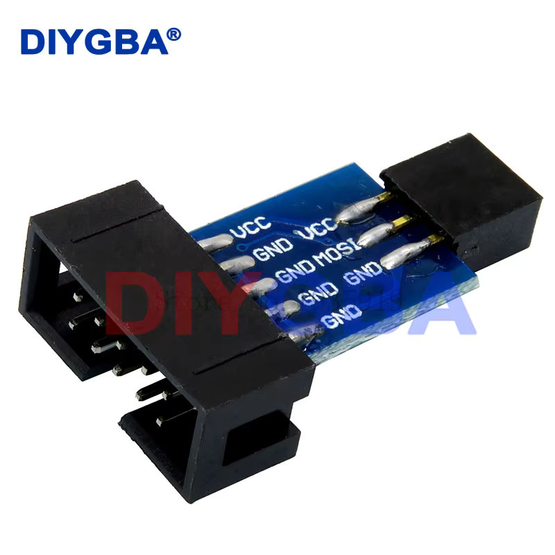 DNIGEF 10-Pin auf 6-Pin Adapter Board für STK500 AVRISP USBASP ISP Interface in Blau - Bild 2