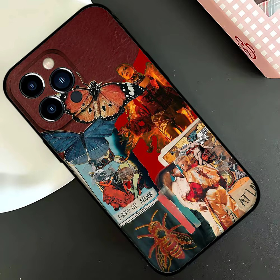 Mesuca Handyhülle für iPhone 11 bis iPhone 17 Pro Max Plus Mini aus weichem TPU in Multicolour - Bild 5