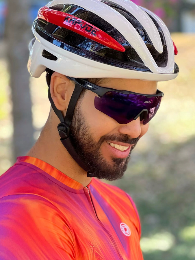 SCVCN Sportsonnenbrille, Unisex, Vollrand, Kunststoff, polarisiert - Bild 4