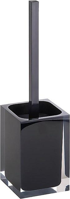 Brillantbad BISTA WC-Bürstengarnitur aus Polyresin in Schwarz, freistehend, B/T/H: 10 x 37 x 10 cm - Bild 1