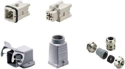 Weidmüller Steckverbinder-Set RockStar HDC HA 1802450000 Grau - Bild 1