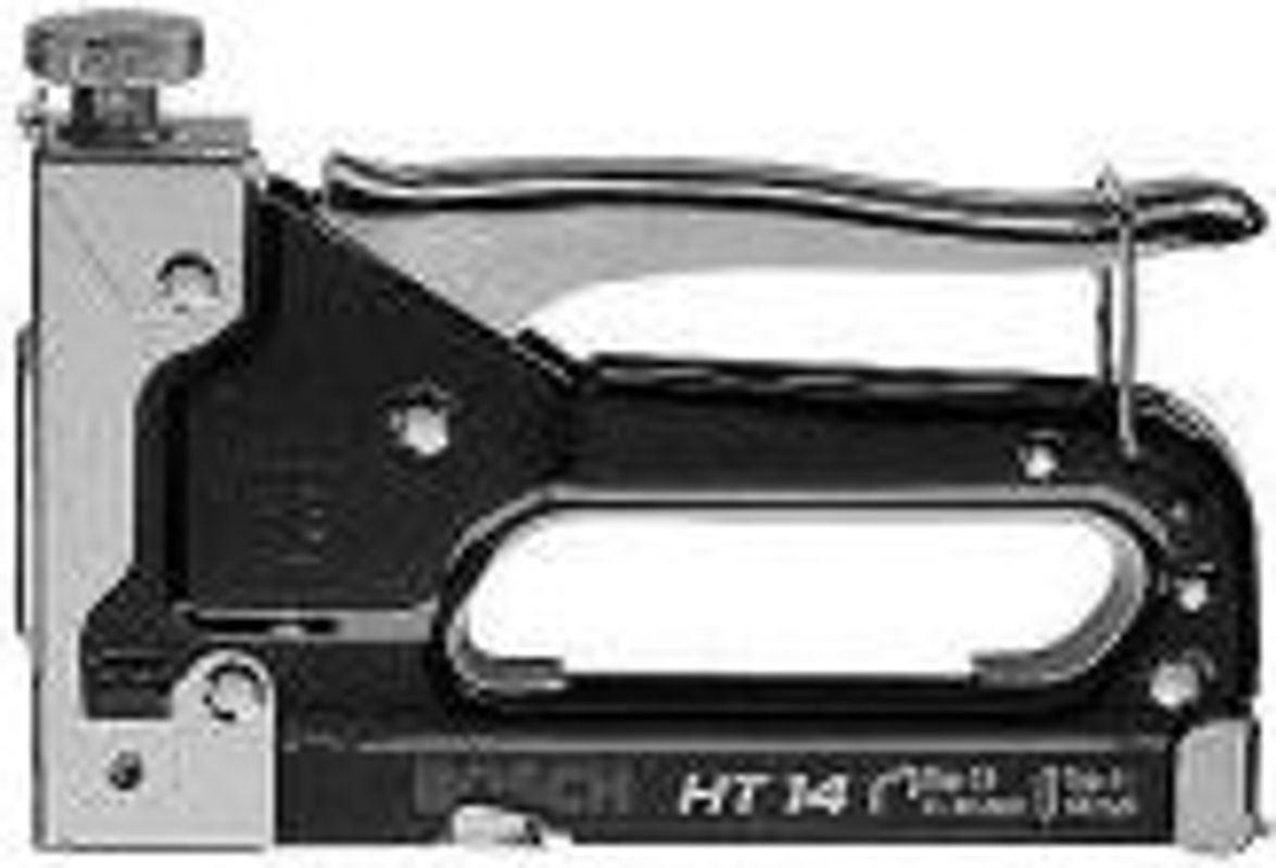 Bosch Handtacker HT 14 für Typ 53 Klammern mit einer Klammernlänge von 4 - 14 mm in Schwarz und Silber - Bild 2
