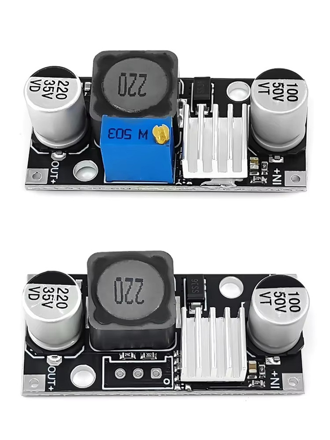 Aideepen DC-DC Buck Converter Step Down Modul, Einstellbares Netzteil 3A, Schwarz, DC 6-40V auf 3,3V/5V/9V/12V/24V - Bild 3