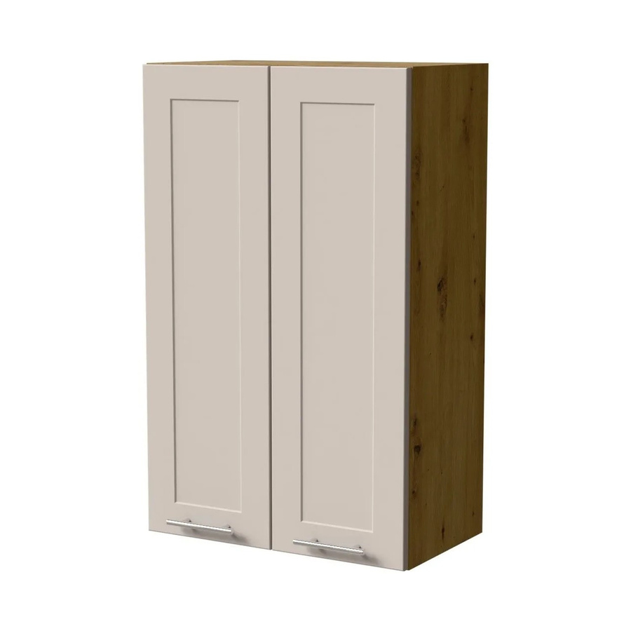 Feldmann-Wohnen Hängeschrank Oslo W4 Eiche Artisan und Kaschmir Matt B: 60 cm, T: 32,5 cm, H: 96 cm - Bild 2