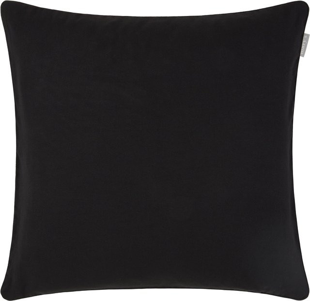 Mömax Kissenhülle Steffi Schwarz aus Baumwolle B/H: 50 x 50 cm - Bild 1