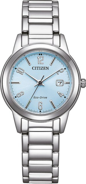 Citizen Armbanduhr, Solar, Edelstahl, Blau, 29 mm, Damen - Bild 1