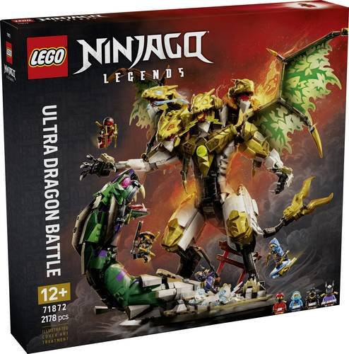 LEGO Ninjago Duell mit dem Ultradrachen Bauspielzeug Drache ab 12 Jahren - Bild 1