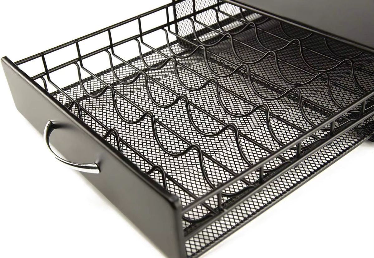 Kaffeekapsel-Halter Nespresso Organizer aus Metall in Schwarz für Vertuo, Dolce Gusto und Verismo - Bild 3