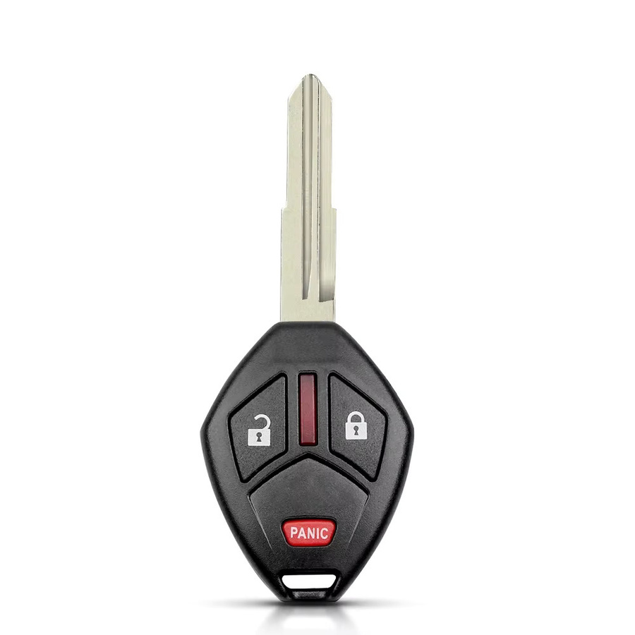 Keyyou Autoschlüssel Fernbedienung mit ID46 Chip für Mitsubishi Eclipse Lancer Galant Outlander, 313,8 MHz, Schwarz - Bild 2