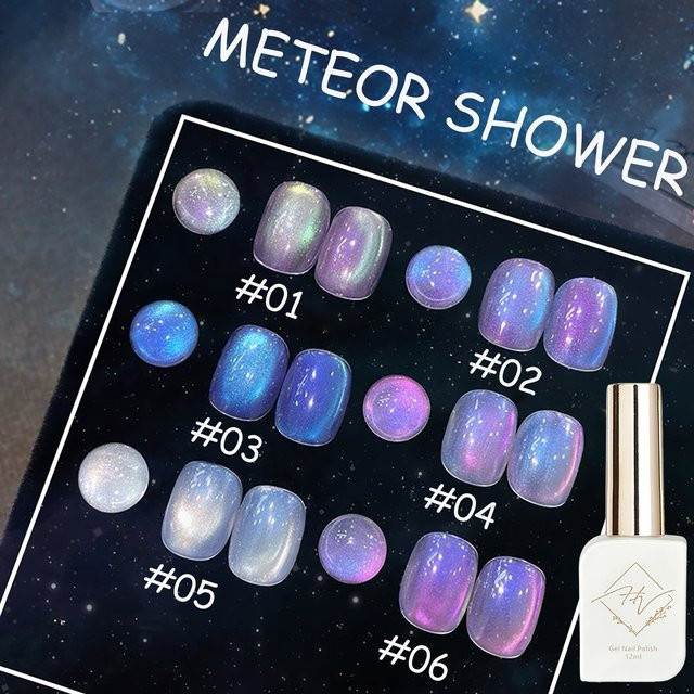 MISS SHAKA Magnetgel, Blauer Glitzer, Glänzend, 12 ml - Bild 1