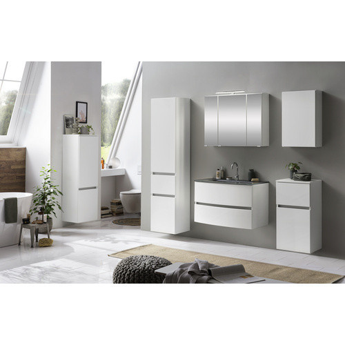 HELD MÖBEL Seitenschrank Baabe in Weiss, B/T/H: 40 x 35 x 180 cm - Bild 2