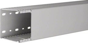 Hager Verdrahtungskanal BA6 aus PVC in Grau, B/T/H: 88 x 84 x 2000 mm - Bild 1