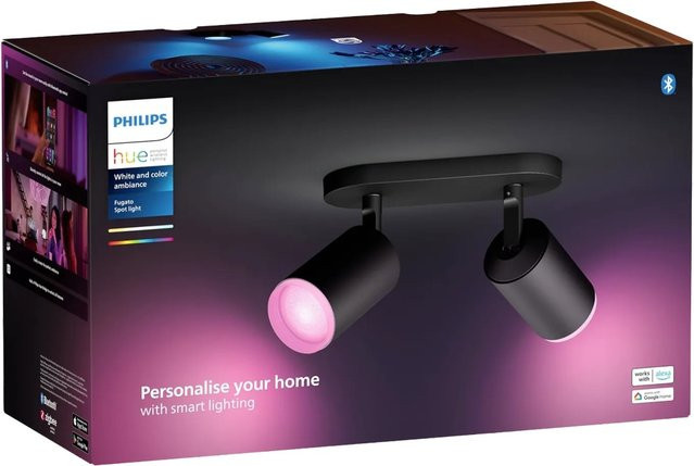 Philips Hue Fugato Smart LED Aufbauspot White & Color Ambiance Schwarz 2er Set - Bild 2