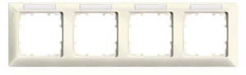 Siemens Schalterprogramm Delta 4fach Rahmen in Grau aus Kunststoff 5TG25841 - Bild 1