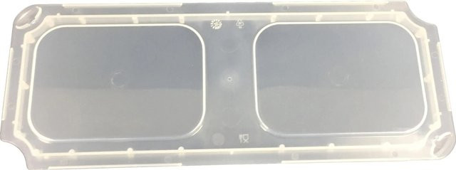 Eurobox-System Deckel für Einsatzkasten 1/4 quer Transparent - Bild 1