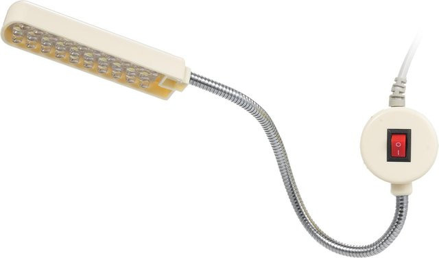 TOMTOP JMS LED-Nähmaschinenlampe mit 30 LEDs, biegsam und verstellbar, Farbe: Beige - Bild 1