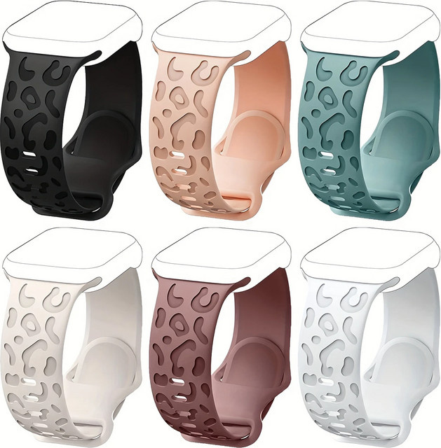 PEO Uhrenarmband Silikon, Leopardenarmband, Apple Watch - Bild 1