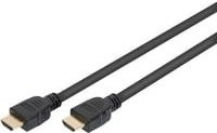 Digitus HDMI Ultra High Speed Anschlusskabel mit Ethernet und UHD 8K, Schwarz, Länge: 5,00 m - Bild 1