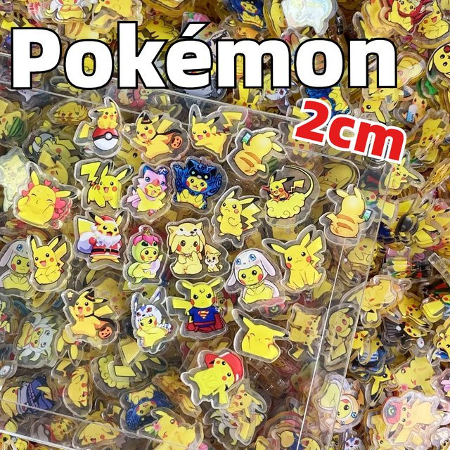 Bandai Pokémon Mini-Acrylplatten, DIY-Kühlschrankmagnete, Zubehör - Bild 1