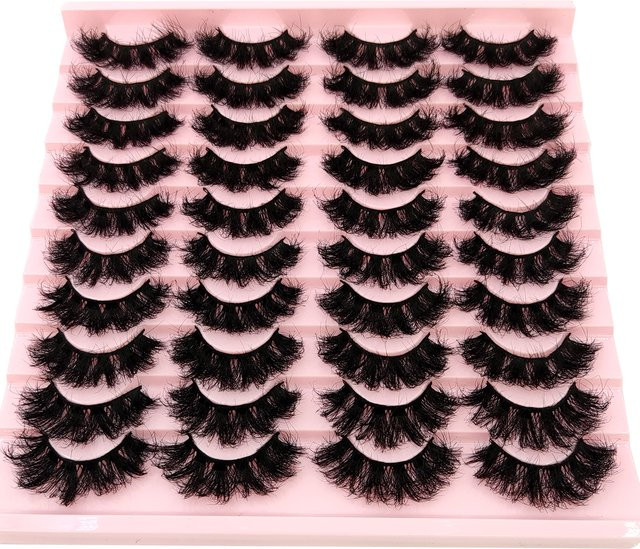 AMSDCN Künstliche Wimpern, 20 Paar, Unisex - Bild 1