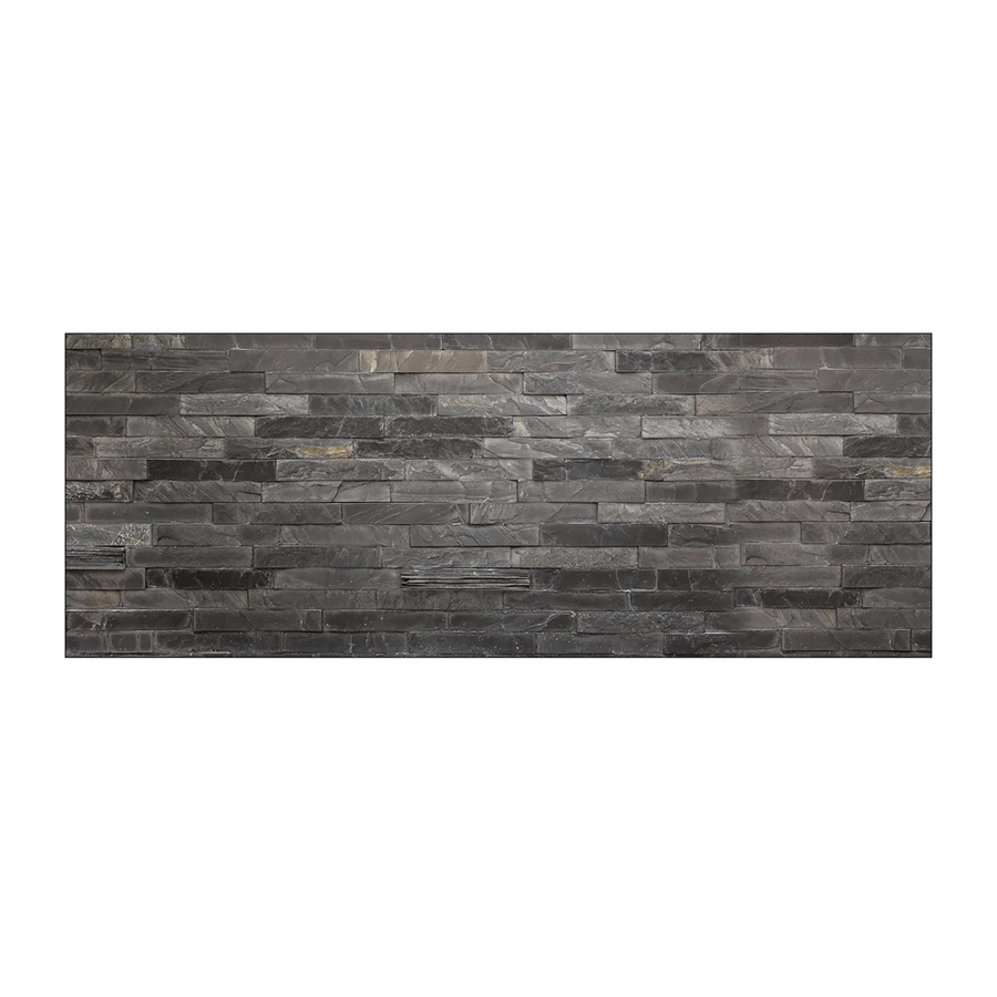 MySpotti Küchenrückwand Profix Cucina Black Bricks in Steingrau mit Aluminium-Optik, Breite: 160 cm, Höhe: 60 cm - Bild 2