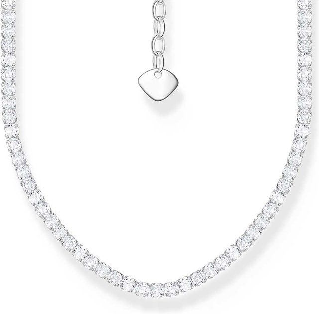 Thomas Sabo Kette 925 Silber, Kristall, Zirkonia, Damen - Bild 1
