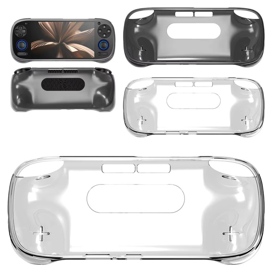 Retroid Pocket 5 Grip Schutzhülle aus TPU mit integriertem Ständer in Transparent oder Weiß - Bild 4