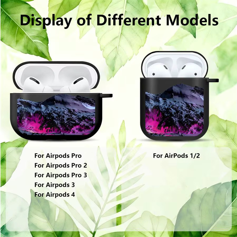 Snow Mountain Airplane Case Schutzhülle für Apple AirPods Pro, Pro 2, Pro 3, AirPods 3, 2 und 4 - Bild 4