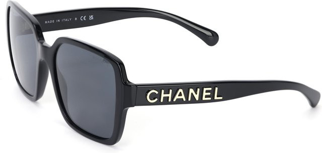 Chanel CH5408A Sonnenbrille, quadratisch, Vollrand, Schwarz, Unisex - Bild 1