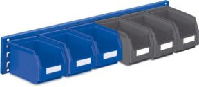 Kappes Wandschiene RasterPlan Schlitzplatten Set 15 in Blau RAL 5010 - Bild 1