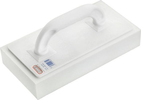 Connex Reibebrett aus Kunststoff und Schaumstoff in Weiss, Länge: 15 cm - Bild 1