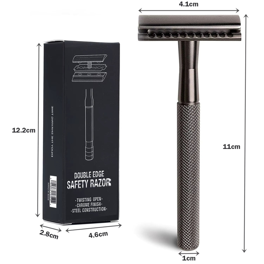 Manueller Rasierer für Herren aus Metall - Bild 5