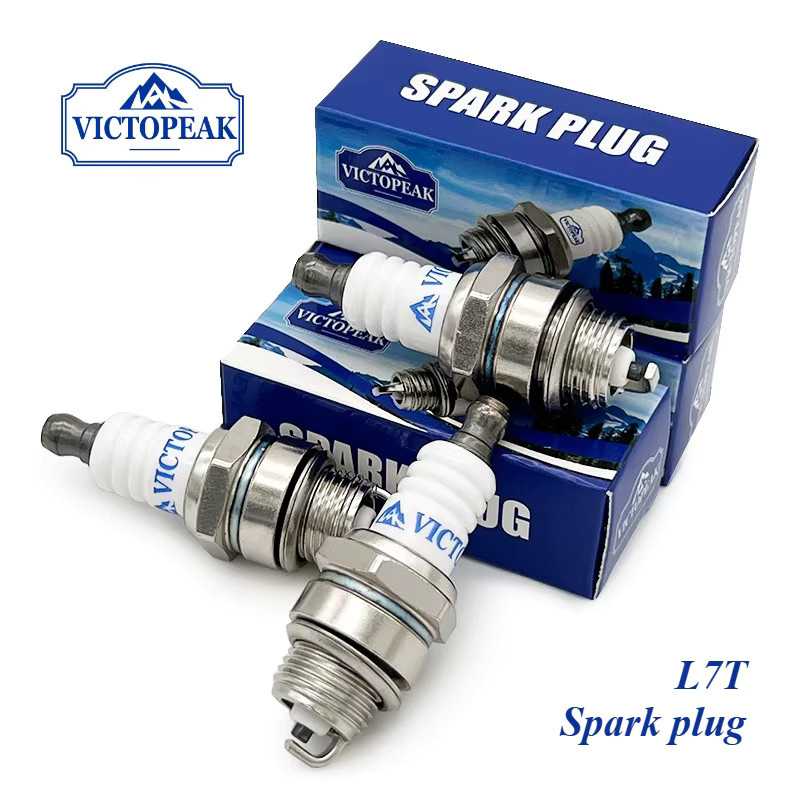 Victopeak 3-teiliges Set L7T Zündkerzen für Kettensägen und Freischneider in Weiß - Bild 4