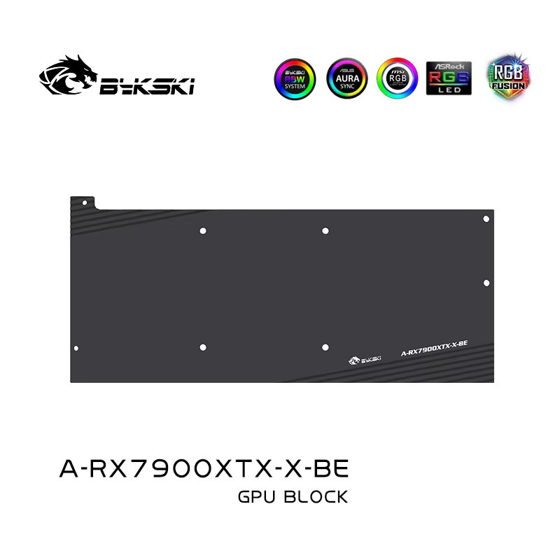 Bykski A-RX7900XTX-X Wasserblock für PowerColor AMD Radeon RX 7900 XTX Hellhound und Reference Edition GPU-Karten - Bild 3