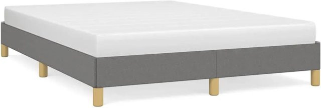 vidaXL Bettgestell modern in Grau mit Stoffbezug B/T/H: 140 x 200 x 143 cm - Bild 1