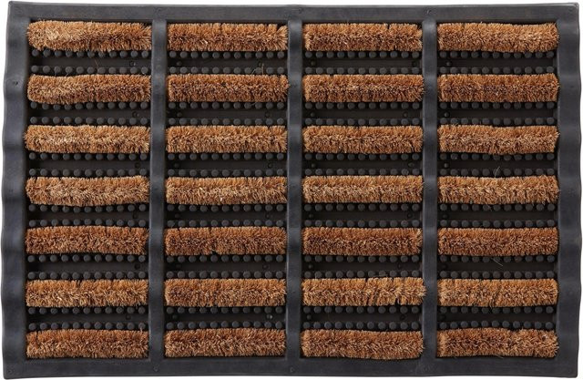 Mömax Fußmatte Vermont in Beige und Braun, rutschfest und schmutzabweisend, B/B: 40 x 60 cm - Bild 1