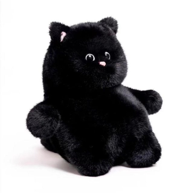 Yiran toy Graue Katze Plüschtier, 35cm, ab 14 Jahren - Bild 1