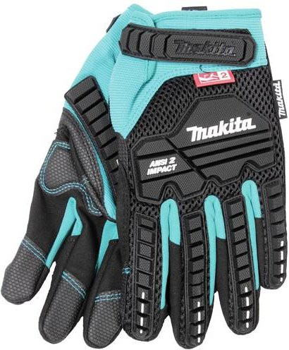 Makita Arbeitshandschuhe aus Leder in Schwarz, Größe M - Bild 1