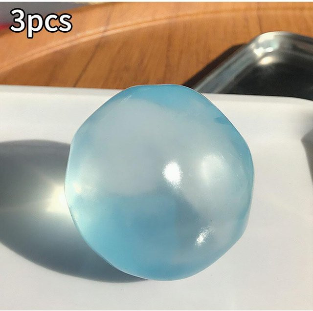 Binchi Outdoor Equipment Quetschball, Blau Lila Kokosöl, Transparent Bunt, Langsam Rückprallend, Rund, Malz Stressabbau, Super Weiches Spielzeug - Bild 1