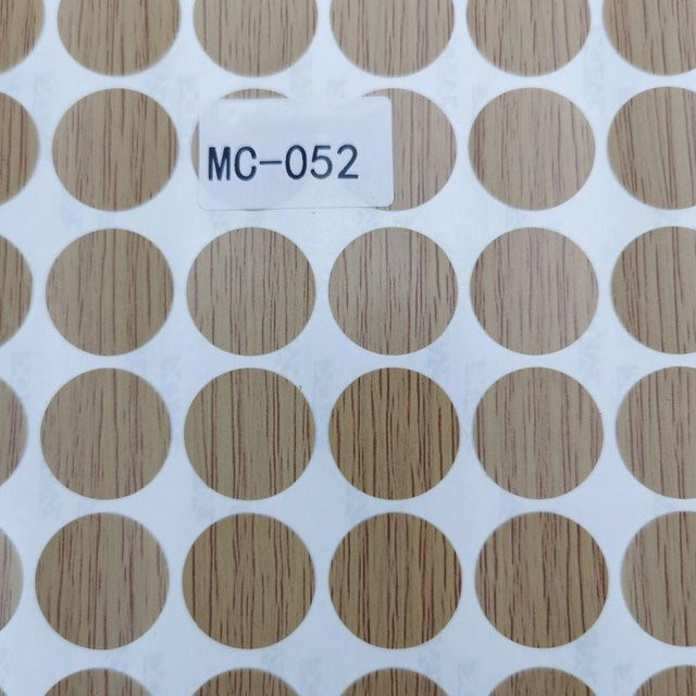 96 Stück selbstklebende Holzmöbel Schraubkappen Abdeckungen in Braun von Binchi Outdoor Product mit einem Durchmesser von 15 mm zur dekorativen Lochabdeckung für Schreibtisch, Schublade und Schrank - Bild 1