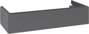 V&B Waschtischunterschrank Antao mit Auszugbeleuchtung in Anthrazit lackiert, B/T/H: 118,8 x 25,6 x 49,3 cm - Bild 1