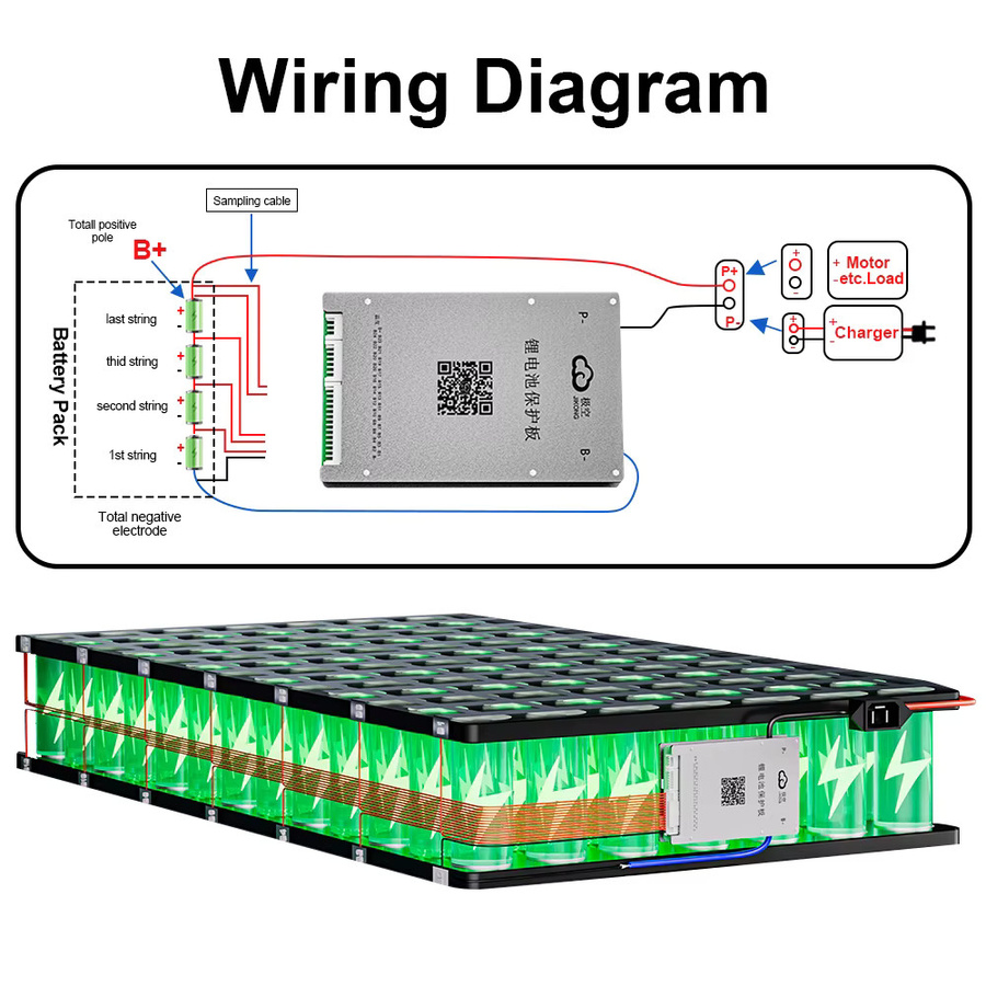 JKBMS V20 Aktiver Balancer mit Bluetooth-App-Steuerung für LiFePO4, Li-Ion und LTO Batterien - Bild 2