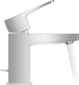 Duravit Waschtisch-Einhebelmischer FreshStart Manhattan in Chrom mit Pop-up-Abfluss und 95 mm Auslauf - Bild 1