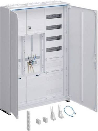 Hager ZB332A25LST Komplettschrank Verteilung in Weiß, B/T/H: 80,0 x 20,5 x 110,0 cm - Bild 1
