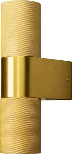 Konstsmide Temi 7667-800 Außenwandleuchte in Gold/Messing mit Up-Down-Lichtfunktion und GU10 LED-Fassung - Bild 1