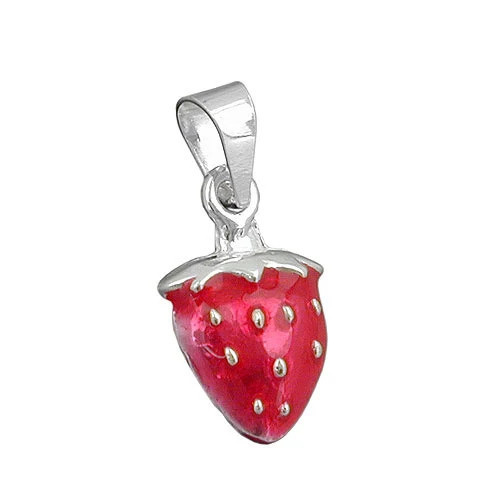 SIGO Anhänger Erdbeere, 925 Silber, Unisex - Bild 1