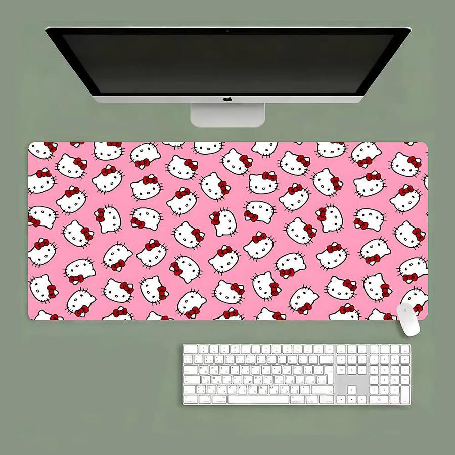 Mesuca Mauspad Hello Kitty Landschafts-Design in Pink - Bild 3